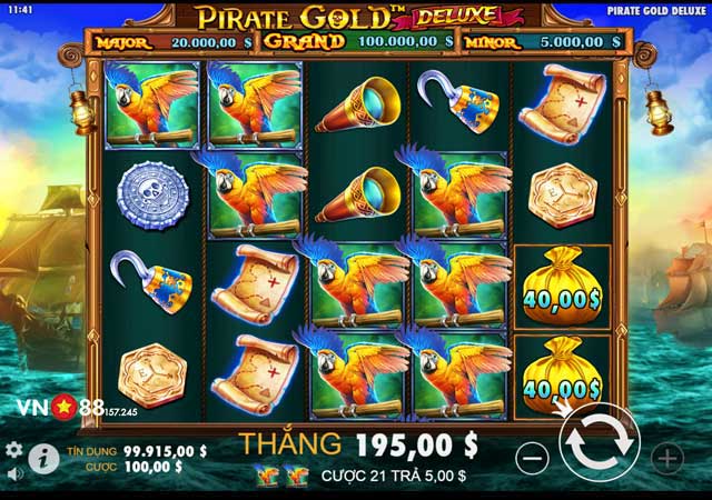 Mẹo chơi Pirate Gold Deluxe thắng lớn