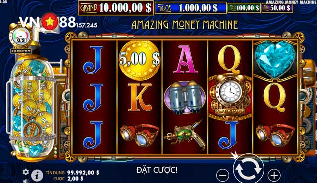 Các biểu tượng nổi bật trong The Amazing Money Machine