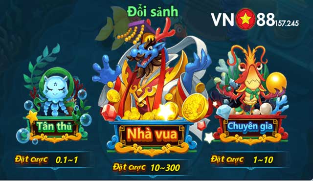 Đa dạng phòng chơi từ đơn giản đến cao cấp