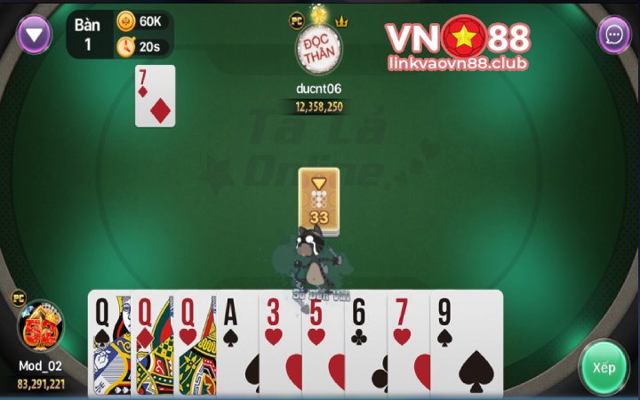 Quy tắc chơi Tá Lả online