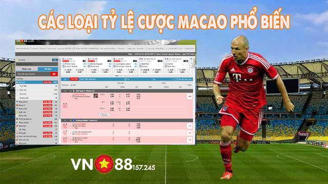 Đa dạng các tỷ lệ kèo Macao trong bóng đá