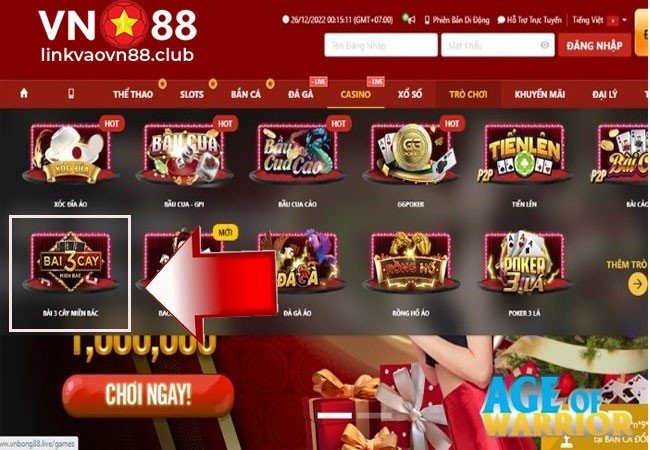 Bài 3 Cây Miền Bắc: Hướng Dẫn Cách Chơi Và Mẹo Cá Cược Không Thua 9 Nhấn vào bài ba cây