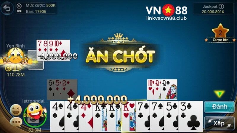 Một số lưu ý khi chơi bài tú lơ khơ