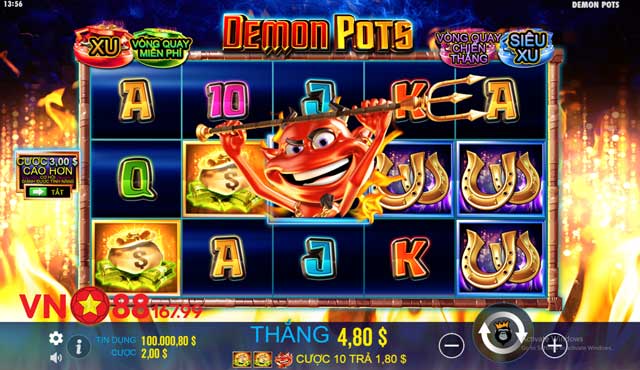 Các biểu tượng hấp dẫn trong Demon Pots
