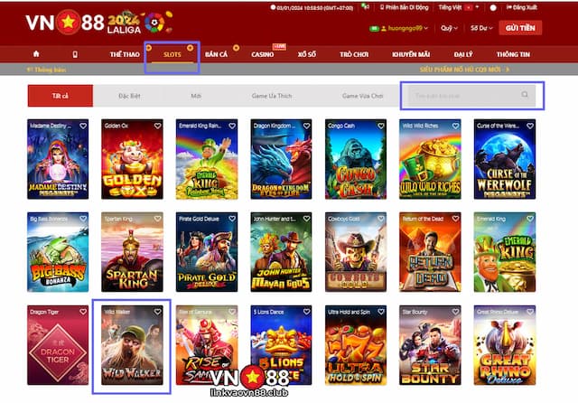 Các bước tham gia chơi Wild Walker VN88 đơn giản