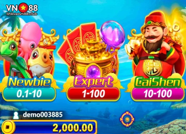 Các cửa chơi bạn có thể lựa chọn trong game