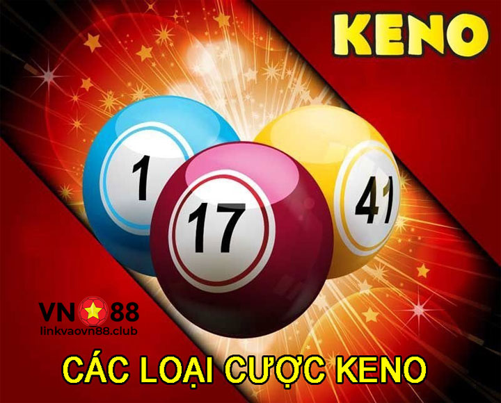 Các loại cược keno