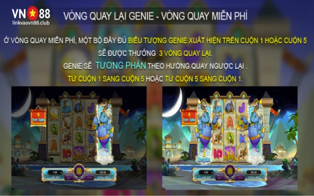 Các tính năng đặc biệt trong slot Genies Luck