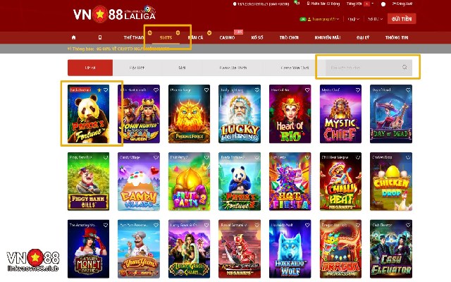 Cách chơi Panda's Fortune tại VN88