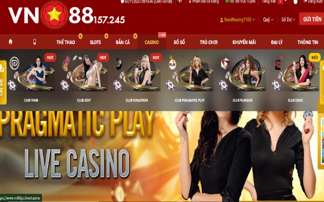Chọn sảnh game theo ý thích