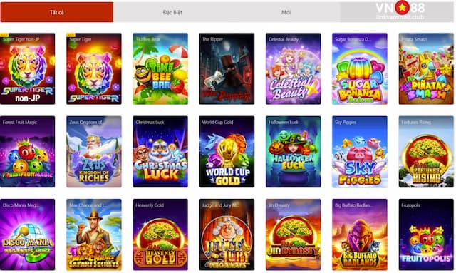 SW Slots VN88 - Tổng Hợp Các Tựa Game Siêu Hot Hấp Dẫn Nhất 7 Đa dạng các trò chơi hấp dẫn tại SW slots VN88