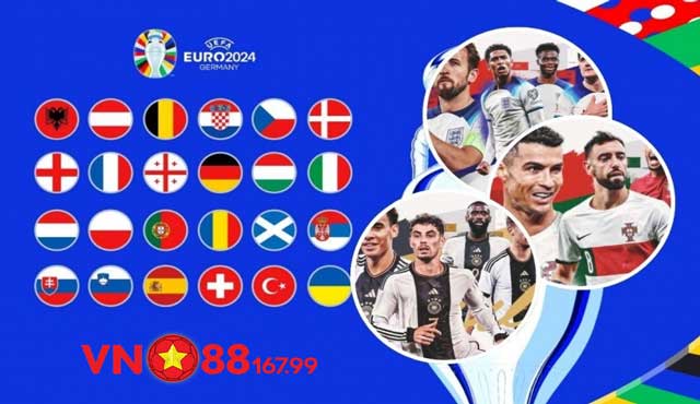 Danh sách 24 đội tuyển tham gia VCK Euro 2024