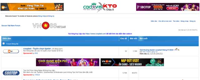 Điểm hẹn cho những bet thủ - Diễn đàn Cadovn.