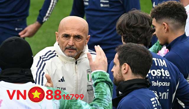 HLV Spalletti của đội tuyển Ý tại Euro 2024