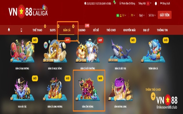 Các bước để chơi Săn Côn Trùng VN88