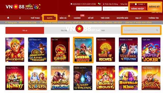 Hướng dẫn tham gia The Great Chicken Escape tại VN88