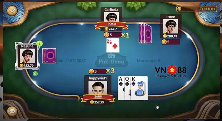 Hướng dẫn chơi Pok Deng tại nhà cái