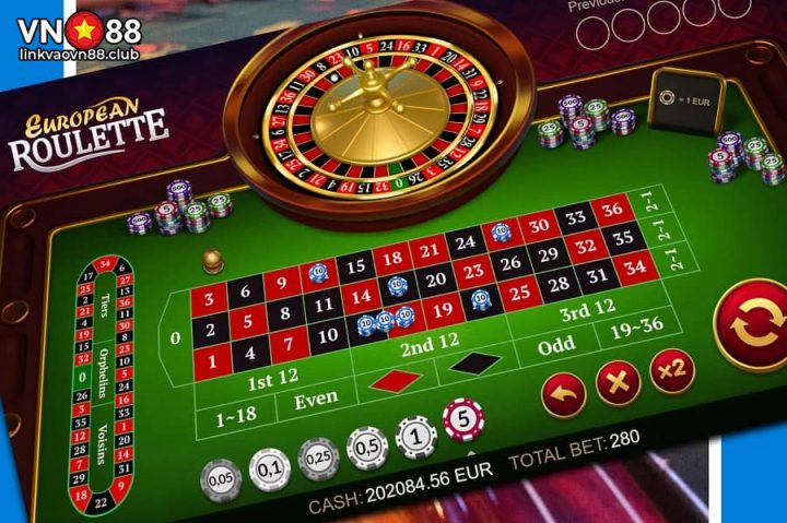 Hướng dẫn chơi Roulette tại VN88 Casino