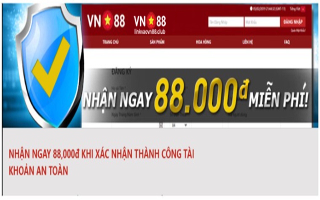 Chương trình khuyến mãi VN88