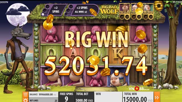 Chia sẻ các để thắng lớn trong Big Bad Wolf