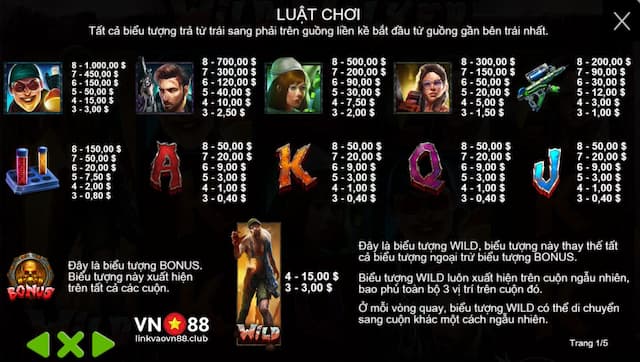 Luật chơi của Wild Walker