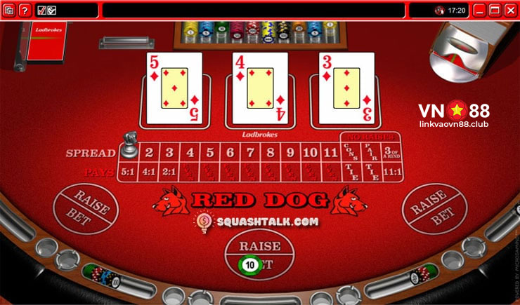 Kinh nghiệm chơi Red Dog tăng tỷ lệ thắng 