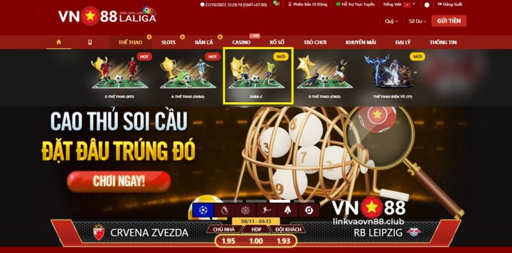 Hướng dẫn tham gia cá cược tại sảnh SABA-C Vn88