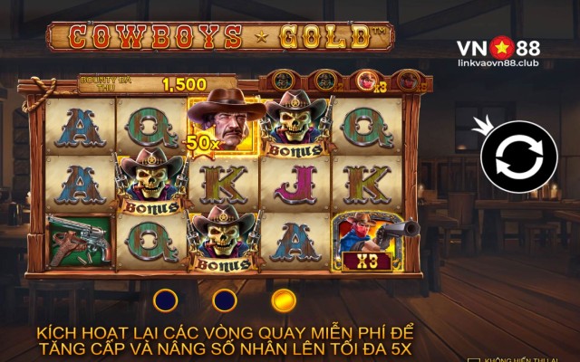 Cowboys Gold Slot VN88