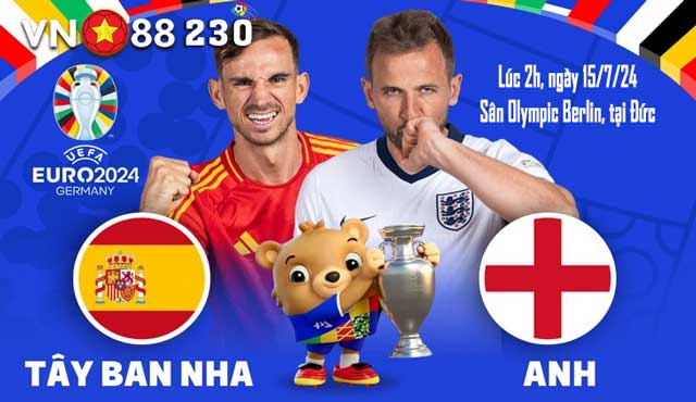 Nhận định trận chung kết Euro 2024 giữa Tây Ban Nha vs Anh